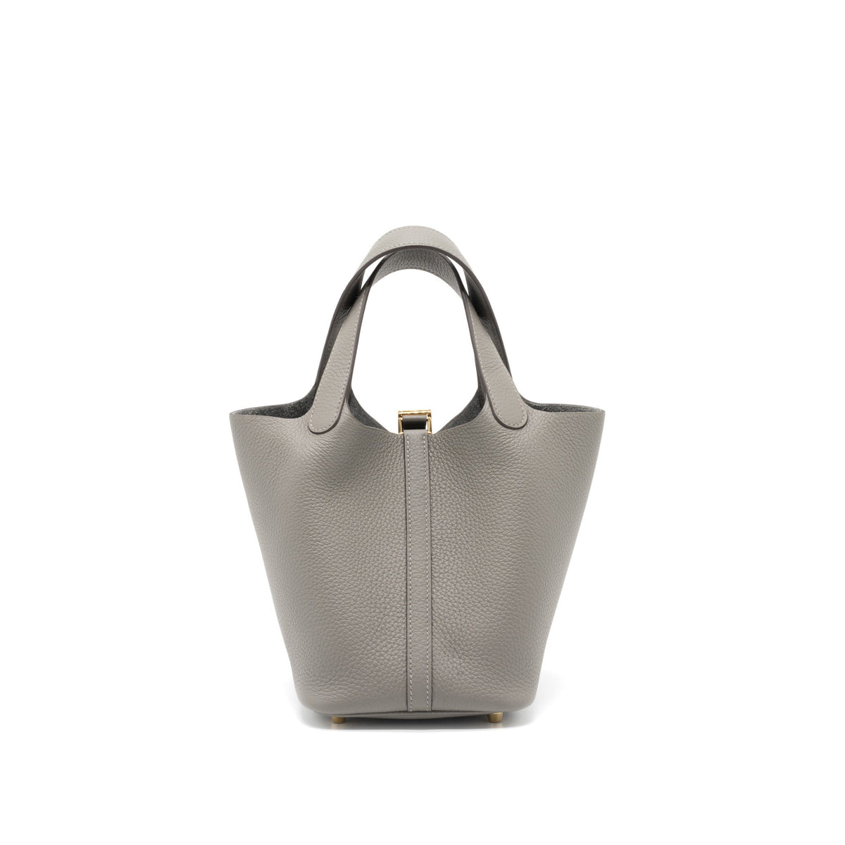 HERMES PICOTIN 18 LOCK BAG CLEMENCE 0L GRIS MEYER GHW