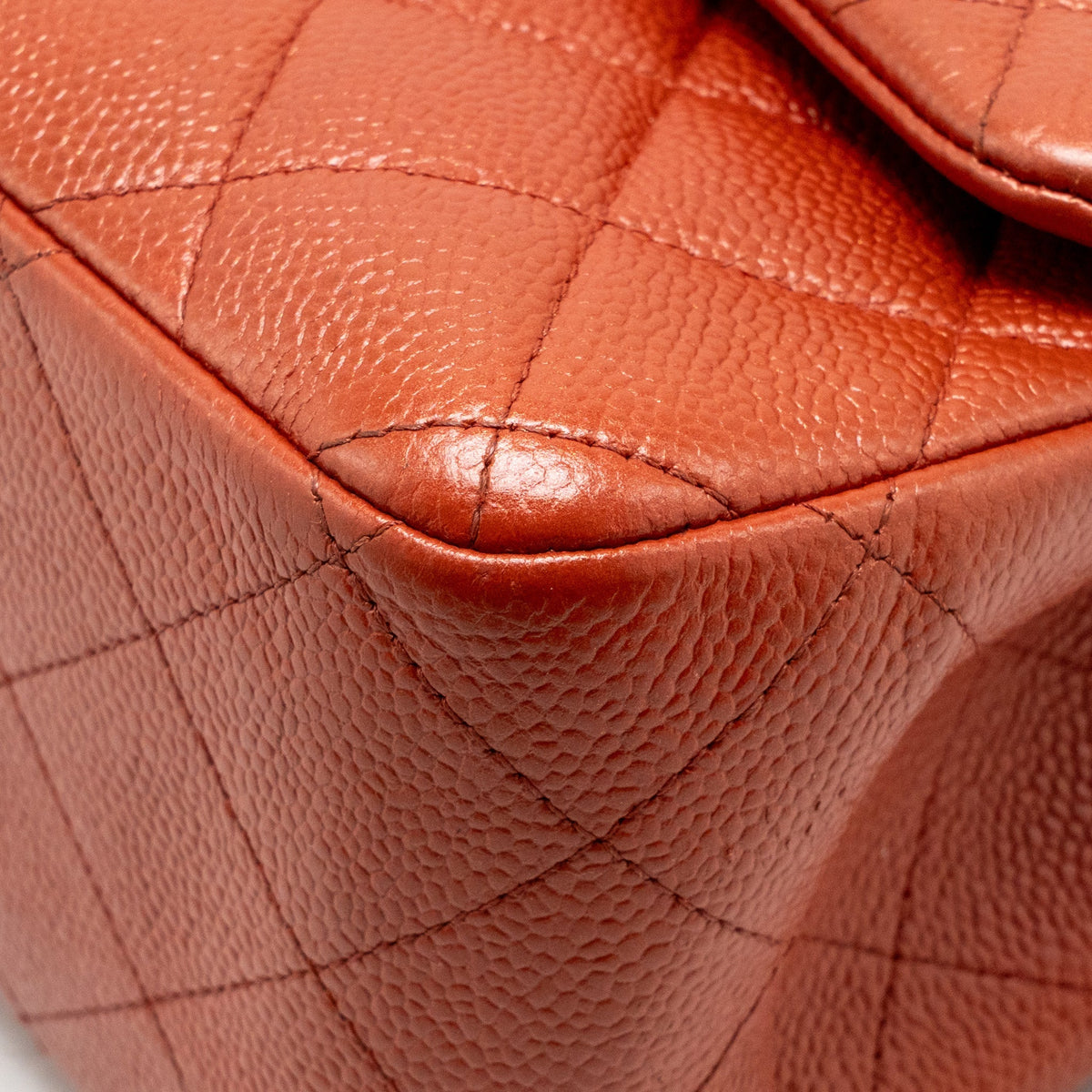 CHANEL JUMBO CLASSIC DOUBLE FLAP BAG CAVIAR RED GHW