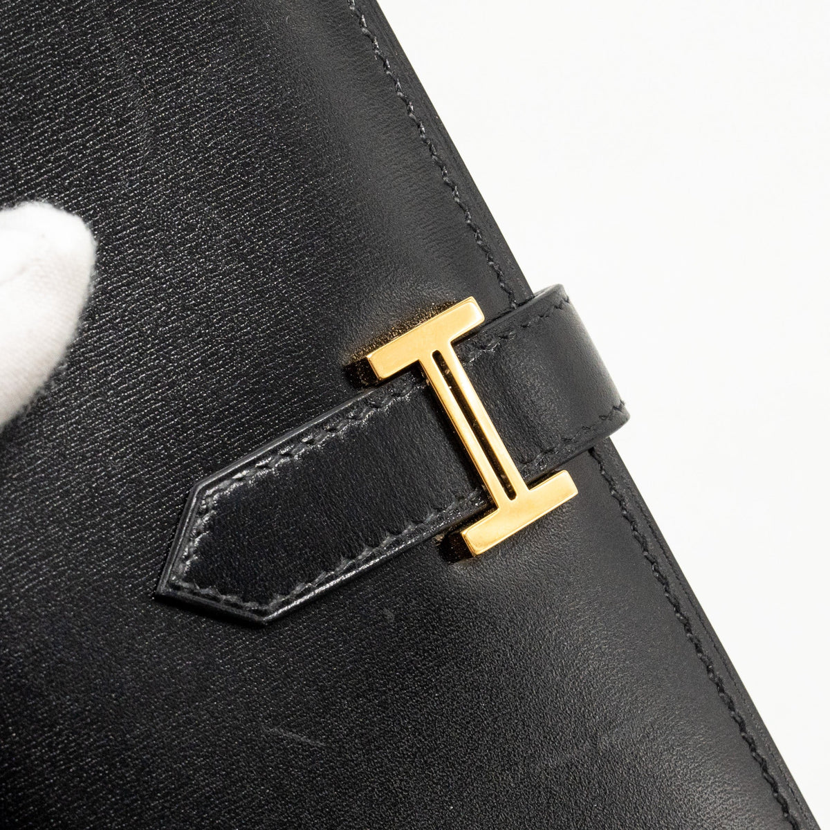 Hermes Bearn Wallet Box Black GHW