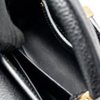 LOUIS VUITTON CAPUCINES MINI TAURILLON BLACK GHW