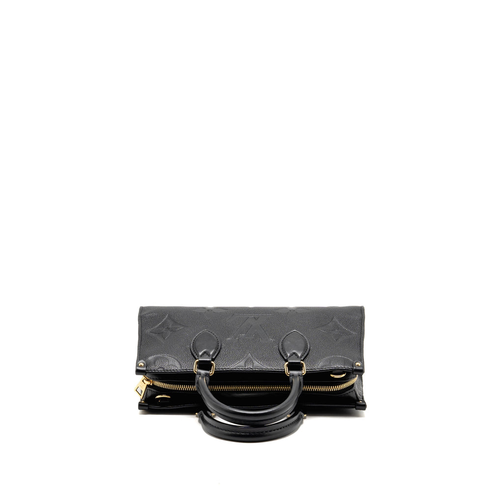 Louis Vuitton OnTheGo East West Monogram Empreinte Leather Black GHW