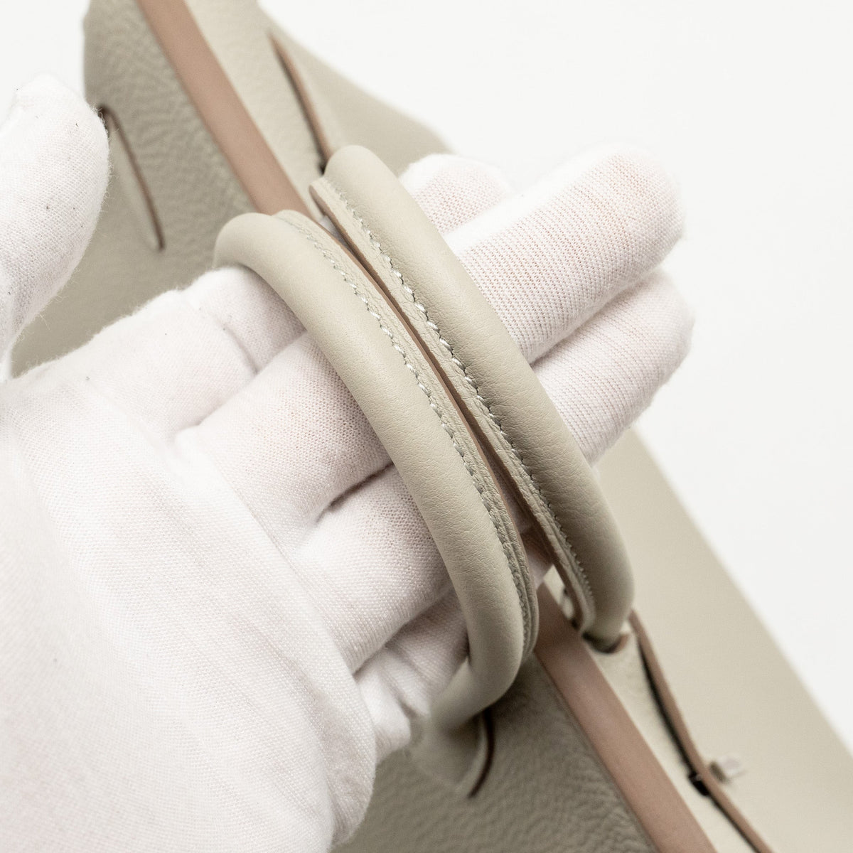 Hermes Birkin 25 Togo Gris Perle SHW