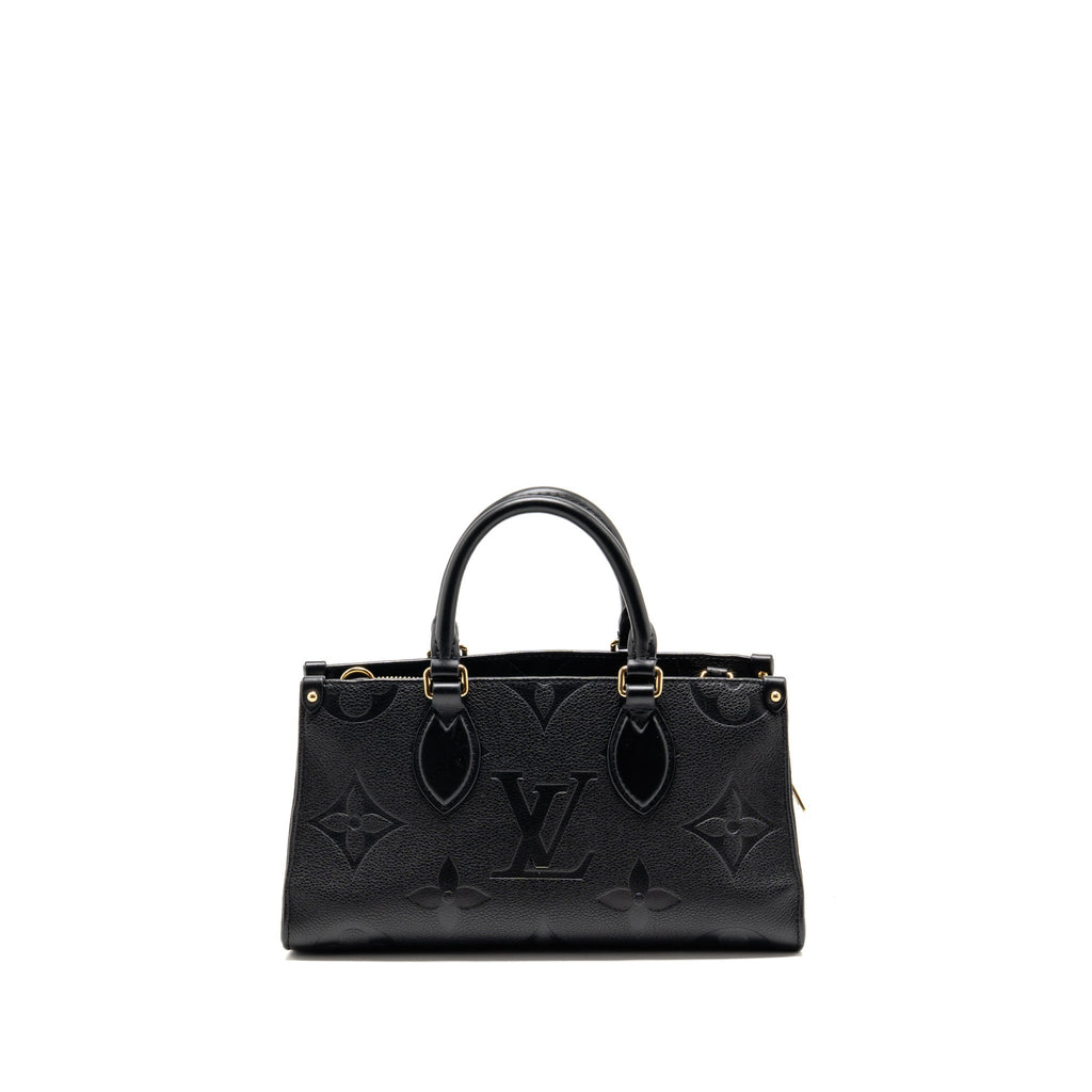 Louis Vuitton OnTheGo East West Monogram Empreinte Leather Black GHW