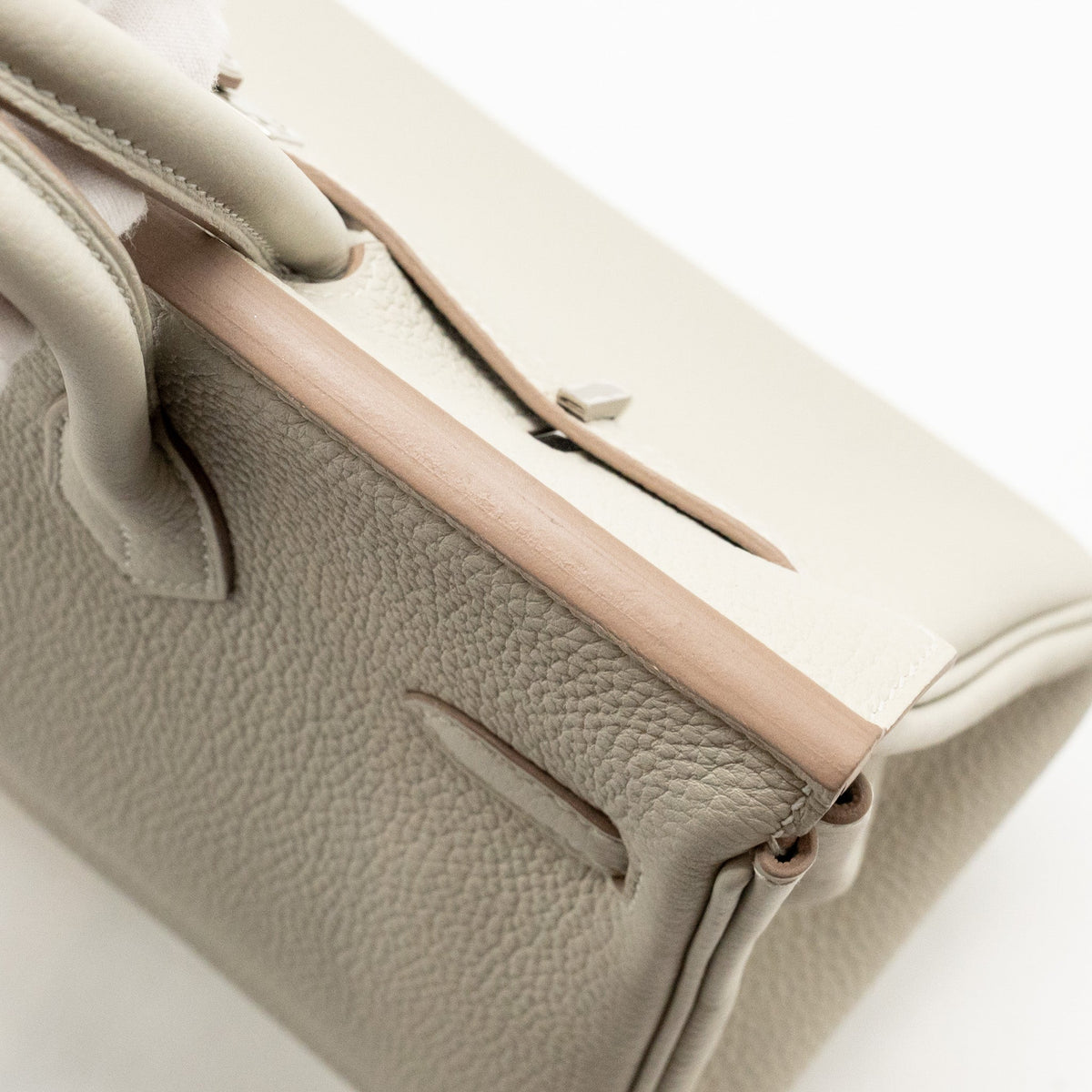 Hermes Birkin 25 Togo Gris Perle SHW