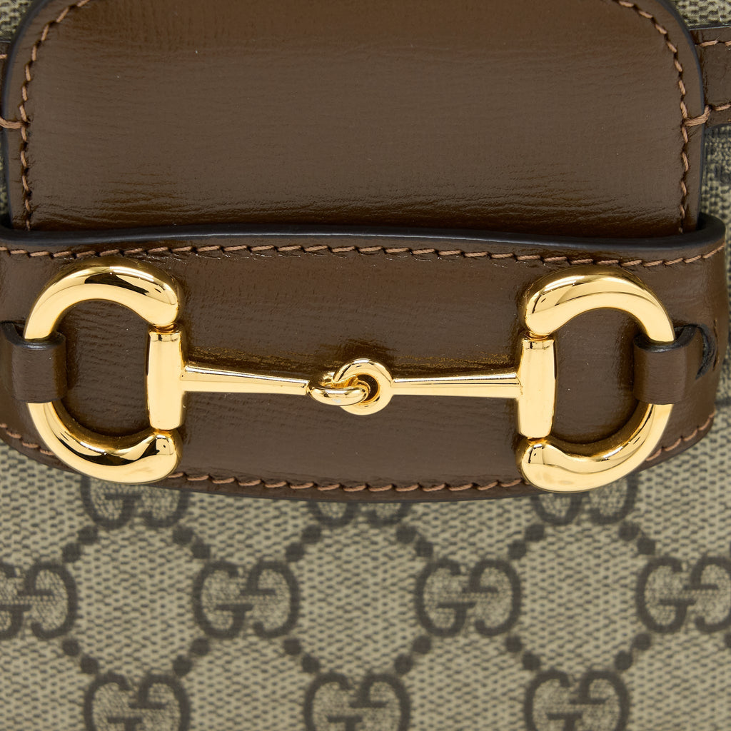GUCCI HORSEBIT 1955 SHOULDER BAG GG SUPREME GHW