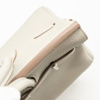 Hermes Birkin 25 Togo Gris Perle SHW