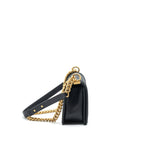 CHANEL MEDIUM BOY BLACK LAMBSKIN GHW