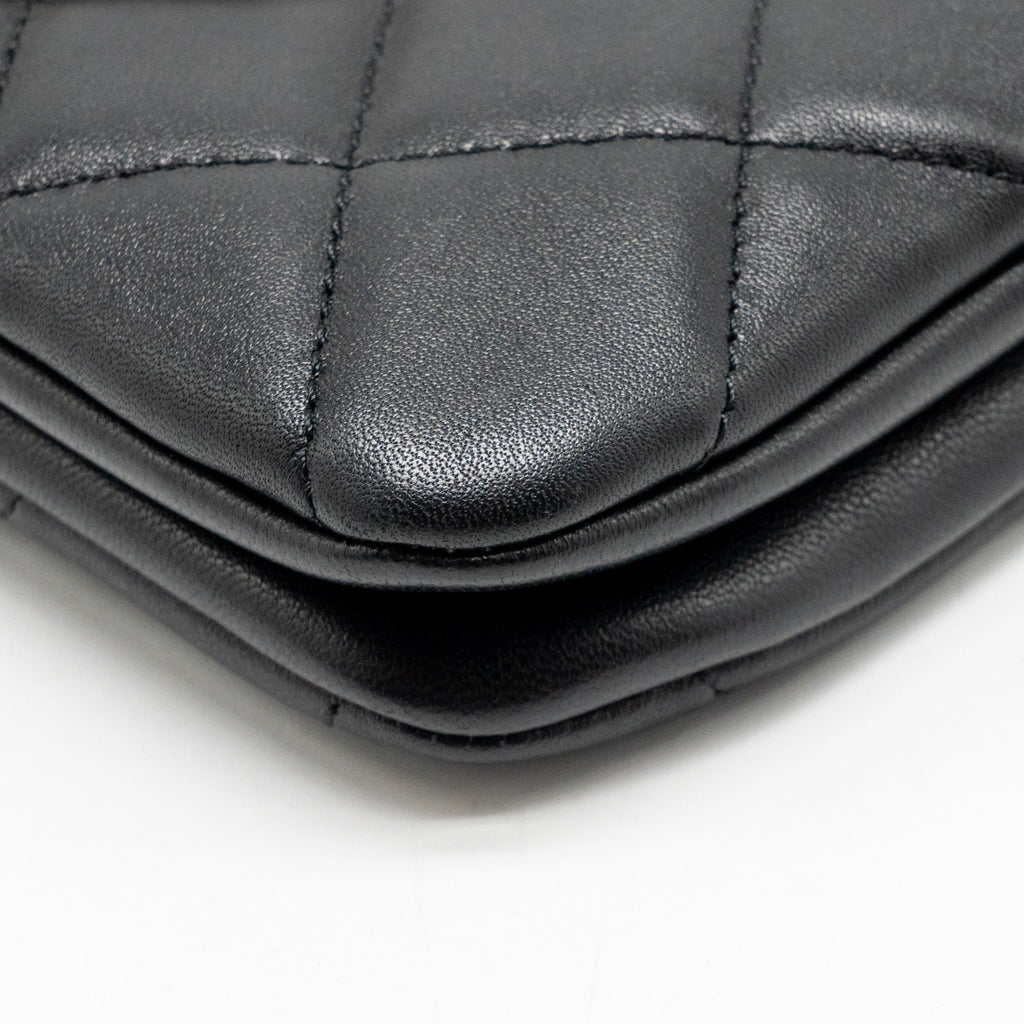 Chanel 24C Baguette Bag Lambskin Black GHW (Microchip)