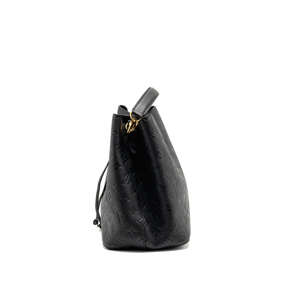 Louis Vuitton Neo Noe MM Monogram Empreinte Leather Black GHW