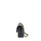 CHANEL SMALL CLASSIC DOUBLE FLAP CAVIAR BLACK GHW
