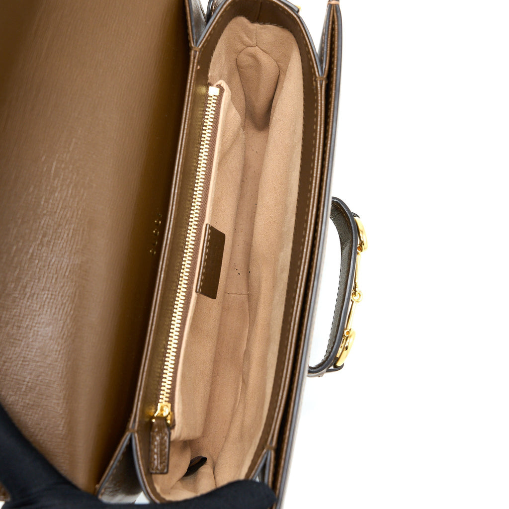 GUCCI HORSEBIT 1955 SHOULDER BAG GG SUPREME GHW