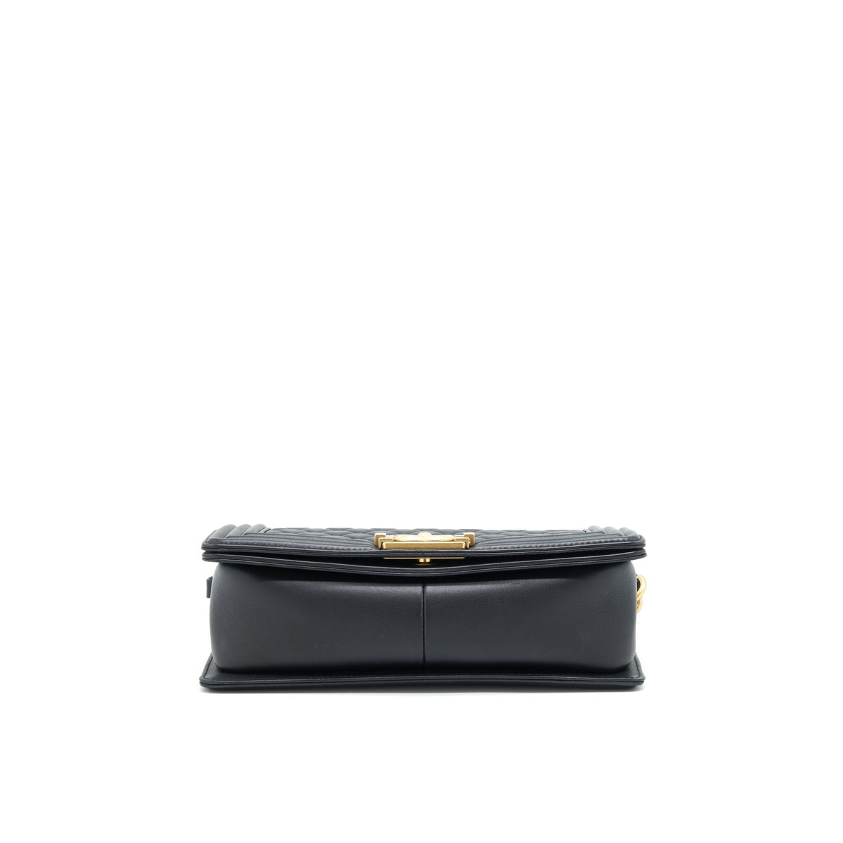 CHANEL MEDIUM BOY BLACK LAMBSKIN GHW