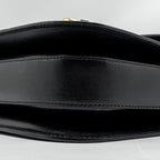 GUCCI HORSEBIT 1955 SHOULDER BAG CALFSKIN BLACK GHW
