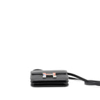HERMES CONSTANCE MINI MARBLE LOCK SWIFT BLACK/MULTICOLOUR SHW