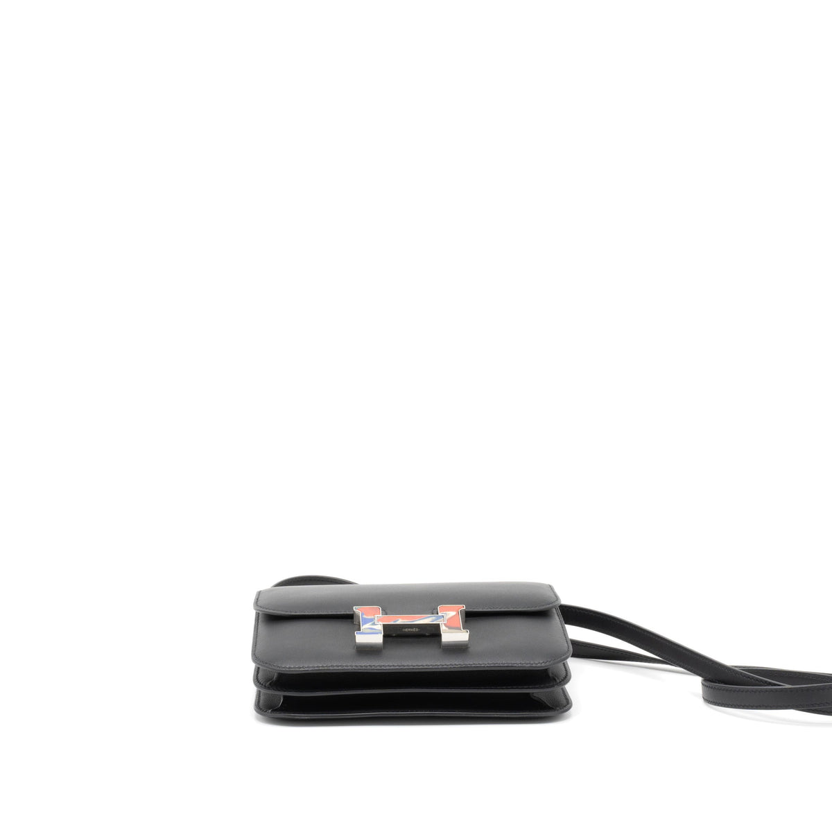 HERMES CONSTANCE MINI MARBLE LOCK SWIFT BLACK/MULTICOLOUR SHW