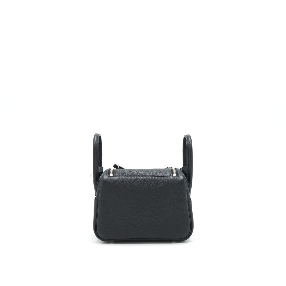 HERMES MINI LINDY BLACK SHW CLEMENCE LEATHER