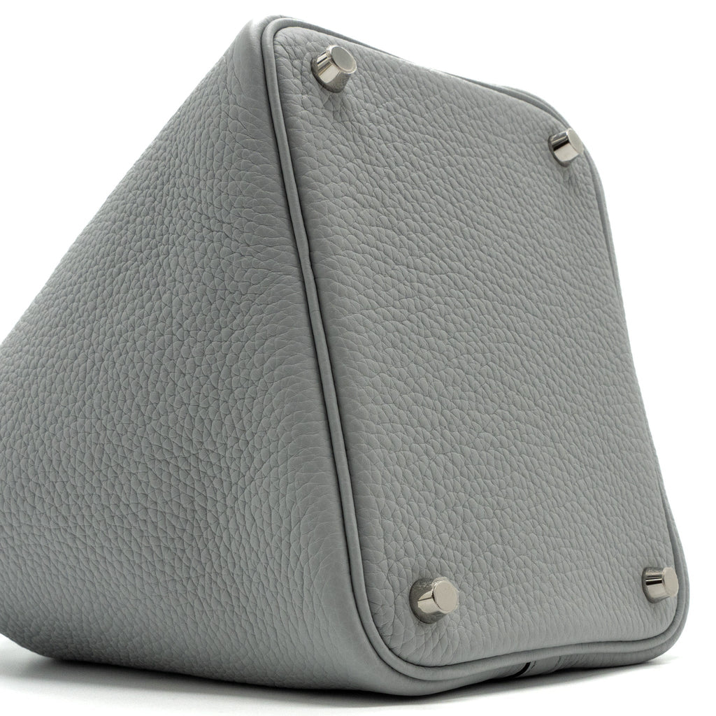 Hermes picotin 18 lock bag clemence blue pale SHW