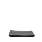 Chanel O case large clutch/pouch quilted caviar black LGHW