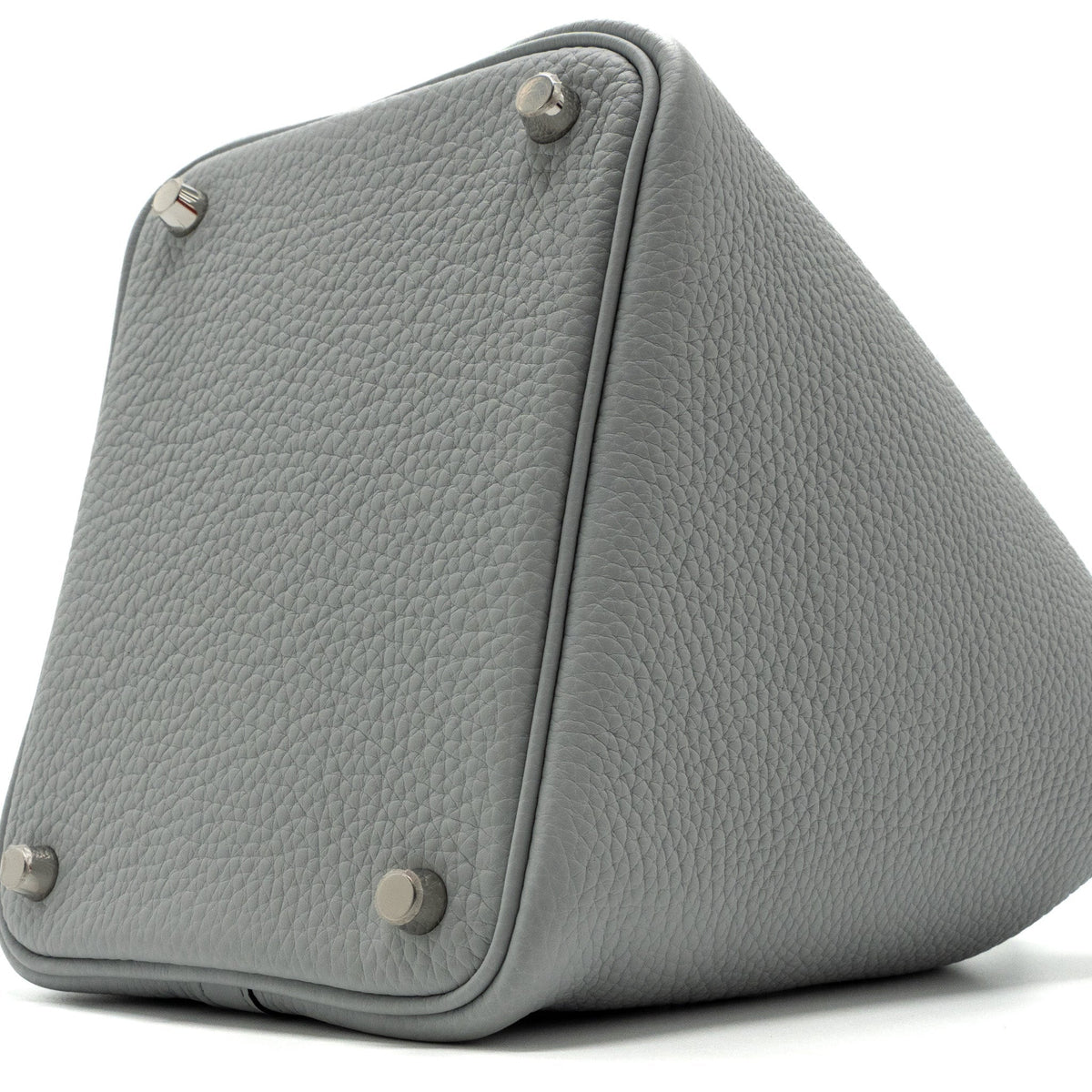 Hermes picotin 18 lock bag clemence blue pale SHW