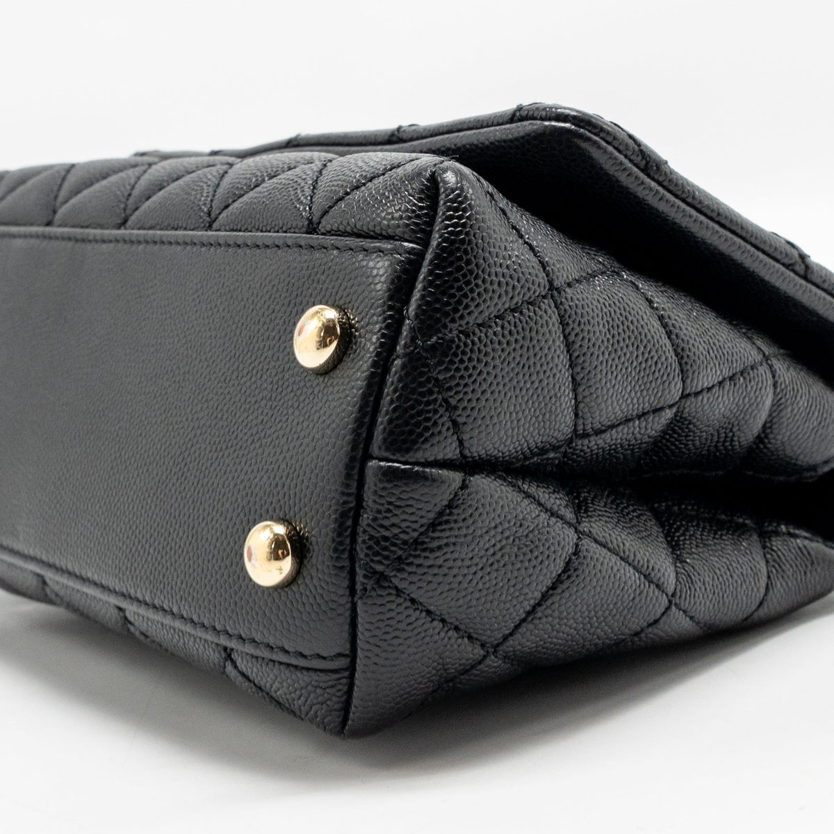 Chanel Mini Coco Handle Caviar Black GHW