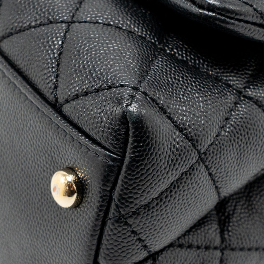 Chanel Mini Coco Handle Caviar Black GHW