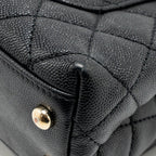 Chanel Mini Coco Handle Caviar Black GHW