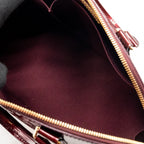 LOUIS VUITTON ALMA PM PATENT LEATHER AMARANTE GHW