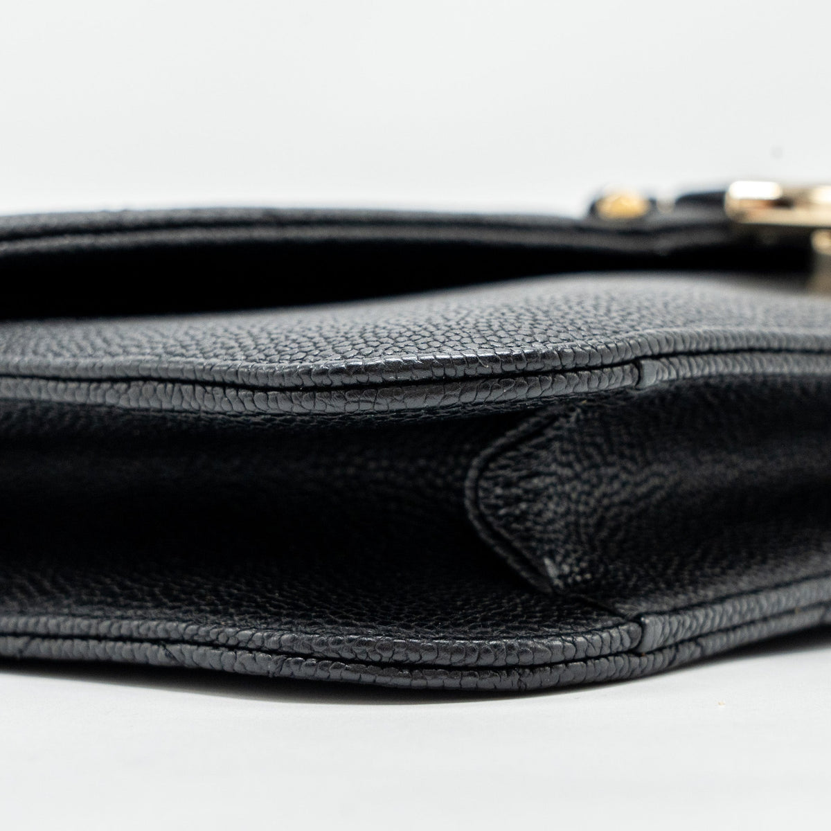 CHANEL PARIS-CUBA THREAD AROUND FLAP BAG WITH CHAIN CAVIAR BLACK LGHW