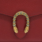 GUCCI DIONYSUS CHAIN WALLET RED GOLD/SLIVER HARDWARE