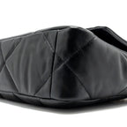 CHANEL SMALL 19 BAG GOATSKIN BLACK MULTICOLOUR HARDWARE
