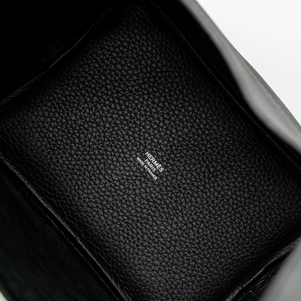 Hermes Picotin 18 Lock Bag Clemence Black SHW