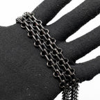 CHANEL MINI 2.55 REISSUE PATENT SO BLACK