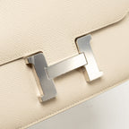 Hermes Mini Constance Epsom Craie SHW