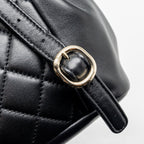 CHANEL MINI DUMA BACKPACK LAMBSKIN BLACK LGHW (MICROCHIP)