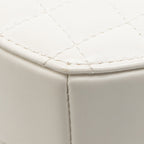 Chanel heart bag lambskin white LGHW (microchip)