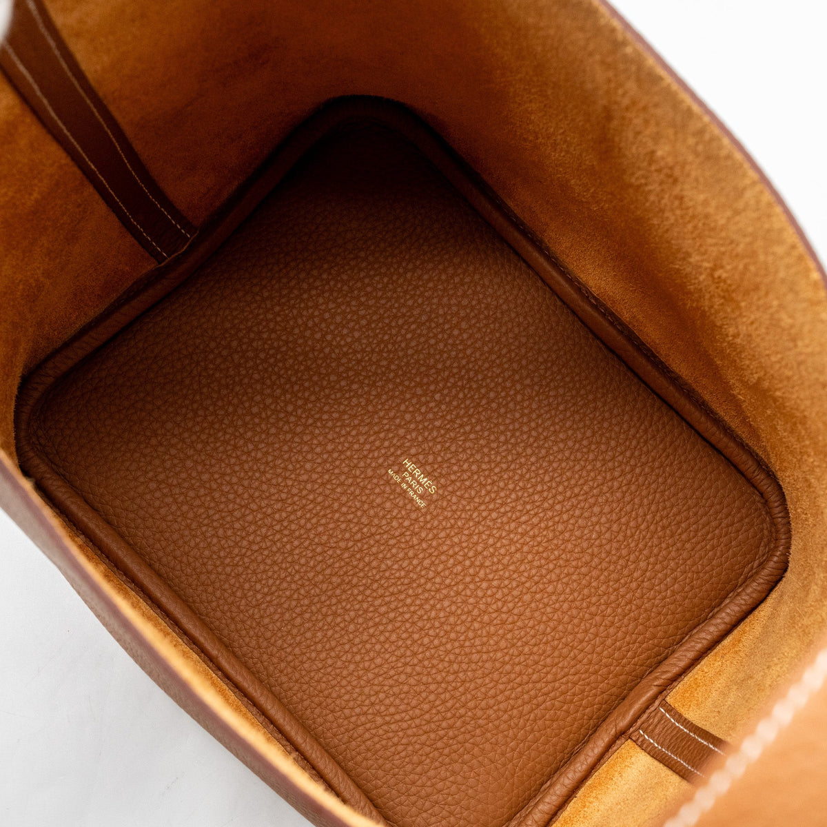 HERMES PICOTIN 22 LOCK BAG CLEMENCE GOLD GHW