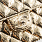 CHANEL 24C BACKPACK WITH STAR PATENT GOLD LGHW (MICROCHIP)