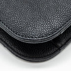 CHANEL PARIS-CUBA THREAD AROUND FLAP BAG WITH CHAIN CAVIAR BLACK LGHW