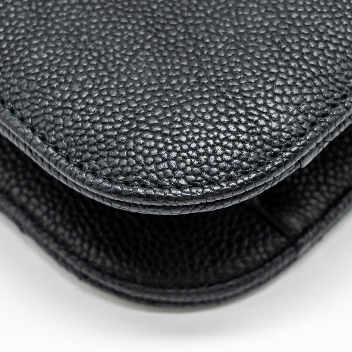 CHANEL PARIS-CUBA THREAD AROUND FLAP BAG WITH CHAIN CAVIAR BLACK LGHW