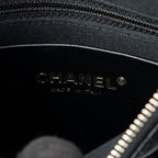 CHANEL HOBO SHOULDER BAG LAMBSKIN BLACK GHW(MICROCHIP)
