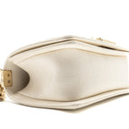 CHANEL SMALL BOY BAG CAVIAR WHITE LGHW