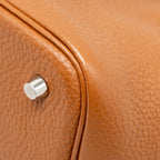 HERMES Picotin 22 Lock Bag Clemence Gold SHW