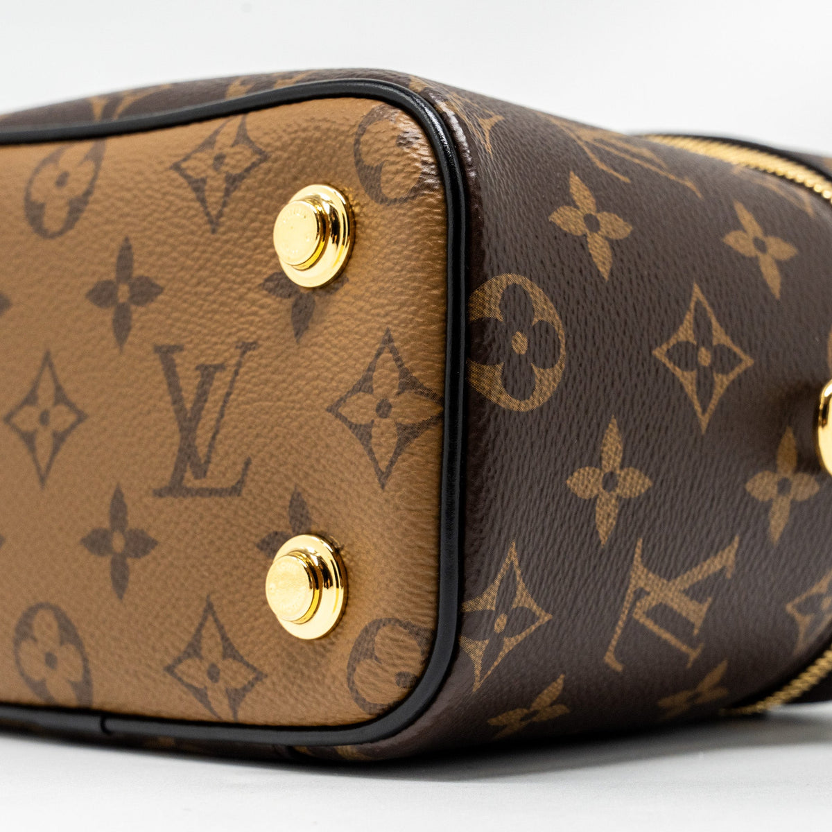 LOUIS VUITTON VANITY CASE PM MONOGRAM REVERSE CANVAS GHW