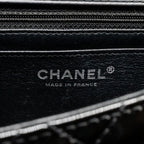 CHANEL MINI 2.55 REISSUE PATENT SO BLACK