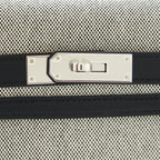 HERMES KELLY 28 TOILE H BLACK/ GREY SHW