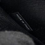 PRADA LONG WALLET WITH CHAIN SAFFIANO BLACK GHW
