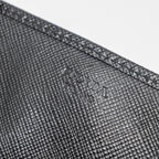 PRADA LONG WALLET WITH CHAIN SAFFIANO BLACK GHW