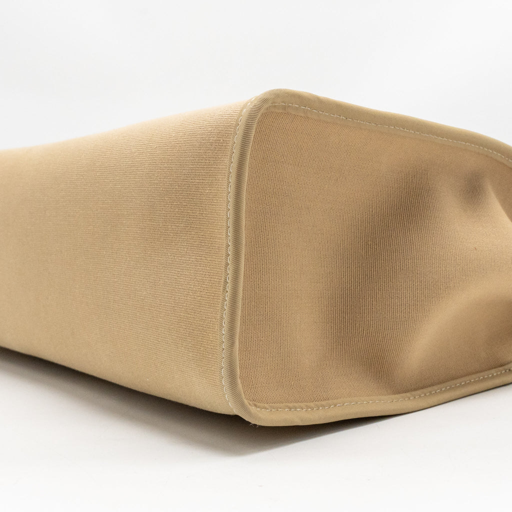 Hermes herbag 31 zip bag canvas/hunter leather trench SHW