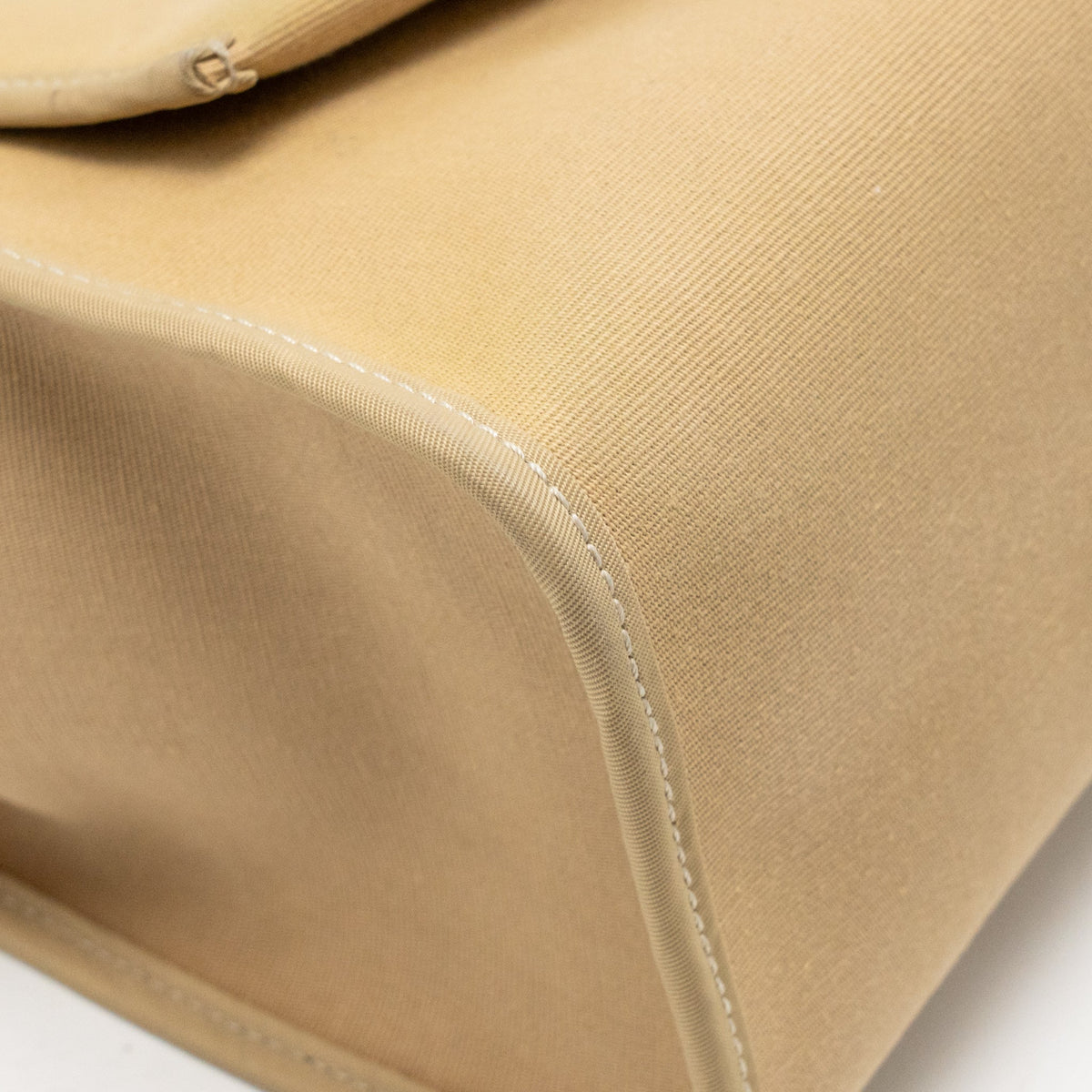 Hermes herbag 31 zip bag canvas/hunter leather trench SHW