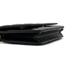 CHANEL CLASSIC WALLET ON CHAIN CAVIAR BLACK GHW